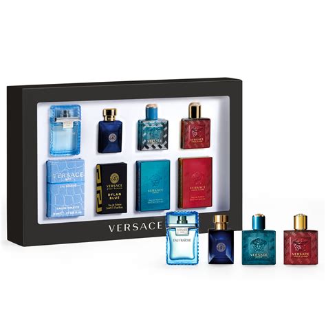 versace mens 20ml miniature gift set|miniature men's aftershave sets.